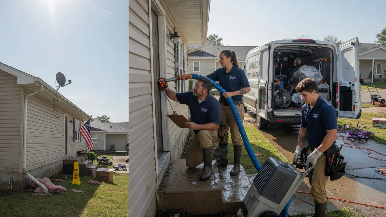 Ceiling Water Damage Restoration in Howes, SD near me